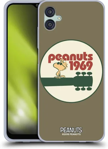 Miniatura 437 de Head Case Designs Funda de gel Woodstock 50th con licencia oficial de Peanuts Snoopy Guitar 1969 [protección de grado militar] compatible