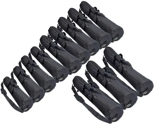 Miniatura 4 de Bolsa de transporte para trípode de 15.7-47.2 in, trípode impermeable, almacenamiento de transporte de viaje con correa de hombro acolchada y asa