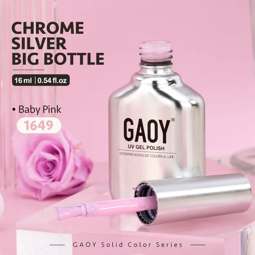 Miniatura 7 de GAOY Esmalte de uñas en gel pastel, 16ml (0.54 onzas líquidas) Rosa, esmalte de gel que se quita remojando y se cura con luz UV para primavera