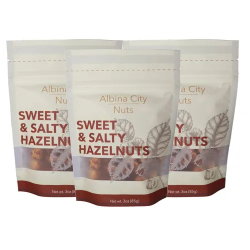 Miniatura 7 de Albina City Nuts Sweet & Salty Hazelnuts – Tasty Snacks, Handcrafted in Small Batches Using In-Season, Local Non-GMO Ingredients Free of Sulfites