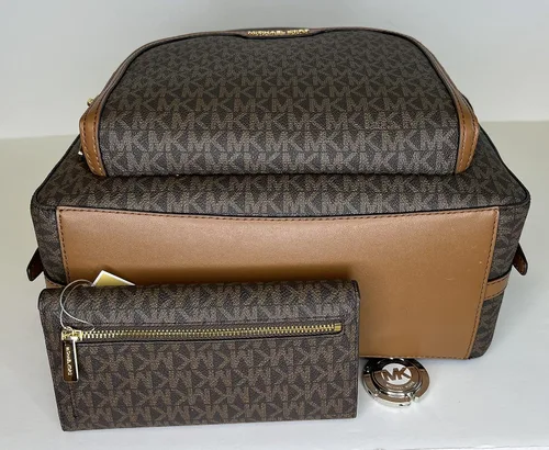 Miniatura 5 de MICHAEL Michael Kors Jaycee - Mochila grande con bolsillo con cremallera y gancho para cartera triple grande