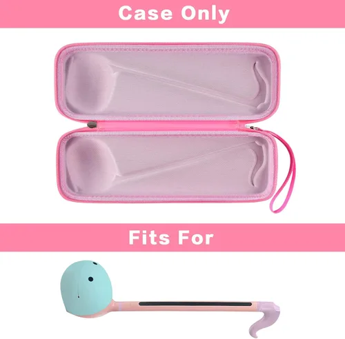 Miniatura 2 de Funda compatible con Otamatone [Edición en Inglés] Instrumento musical electrónico japonés sintetizador portátil, soporte de almacenamiento de Rosa