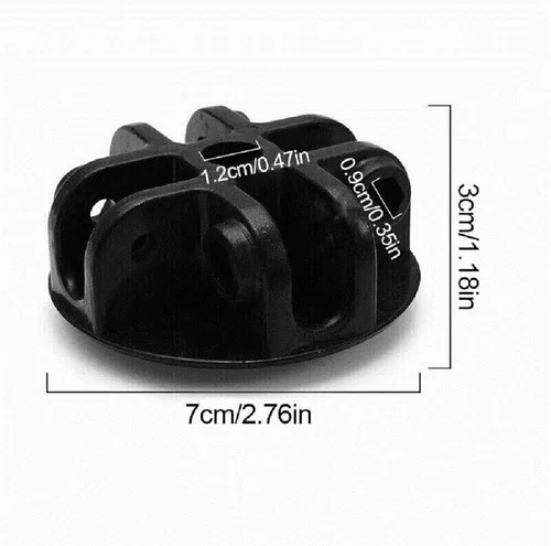 Miniatura 2 de Recambios de la tienda del gazebo emergente 4-Way Roof Center Connector Bracket Replacement Black
