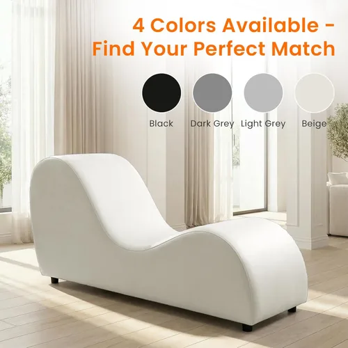 Miniatura 6 de ijuicy Silla ergonómica de terciopelo para yoga, tumbona de yoga para interiores y fitness, compacta de 60 x 18 x 27 pulgadas, reclinable