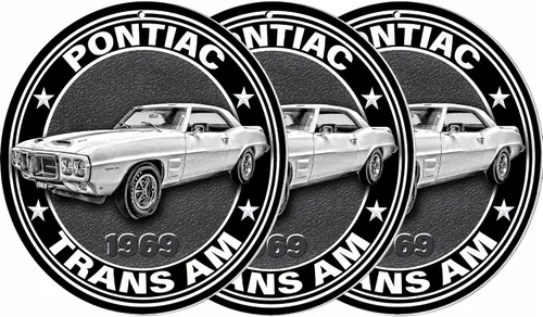 Miniatura 11 de Brotherhood Letreros de metal de metal con emblema de Trans Am de alto rendimiento, reproducción de fotografía de pájaro, letrero redondo