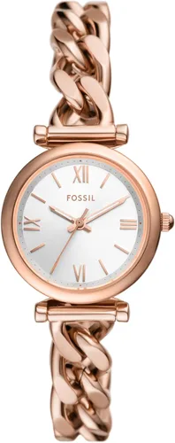 Miniatura 13 de Fossil Carlie - Reloj de cuarzo de acero inoxidable de tres manecillas para mujer