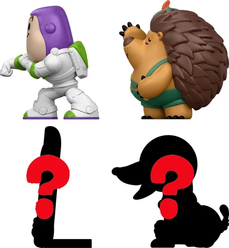 Miniatura 4 de Mattel Disney y Pixar Toy Story - Paquete múltiple de 5 mini figuras, 4 estrellas pequeñas películas de juguetes en grupo temático, 2 personajes que