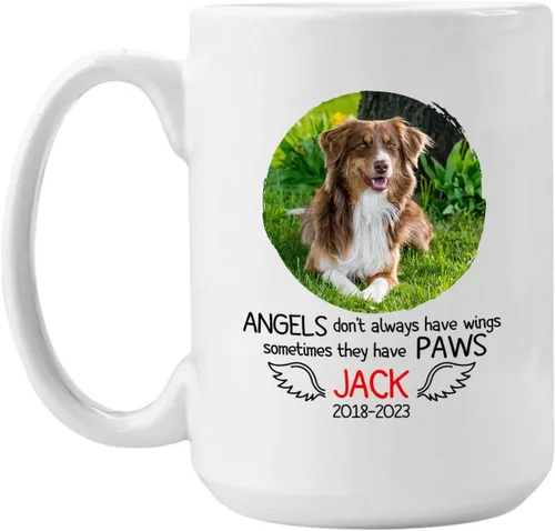 Miniatura 7 de Taza de café con imagen de perro y mamá, taza de café de 11 onzas y 15 onzas, taza de café personalizada para mamá de perro, tazas para dueños