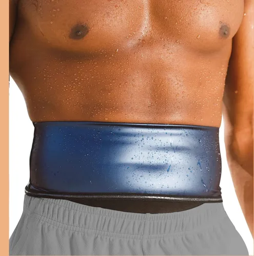 Miniatura 8 de Cinturón Reductor de Cintura Premium para Hombres, Cinturón Sauna de Entrenamiento de Cintura, Banda de Sudor para Hacer Ejercicio