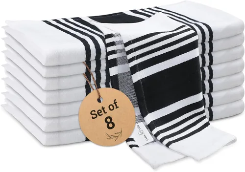 Miniatura 46 de Urban Villa Toallas de cocina 100% algodón, paquete de 6, altamente absorbentes, de secado rápido, súper suaves, de primera calidad, para cocina