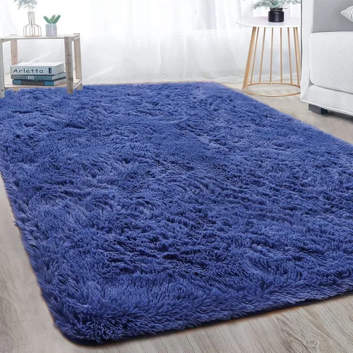 Miniatura 27 de Merelax Alfombra Moderna Suave y Esponjosa Shaggy para Dormitorio Sala de Estar Decoración de Sillas Pequeñas Alfombras Tapetes para Pies Piso, Verde
