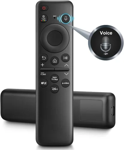 Control remoto de voz recargable para Samsung OLED Neo QLED Crystal UHD Frame Solar CU8000 DU8000 CU7000 DU7200 Q60C/D Q70C/D Q80C/D QN85C/D QN90C