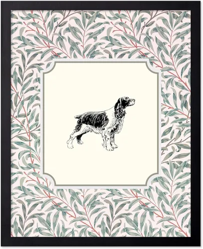 Miniatura 84 de Poster Master Póster Vintage de Cocker Spaniel Inglés - Impronta Retro de Perro - Arte Floral - Arte de Cachorros - Arte para Amantes de Animales