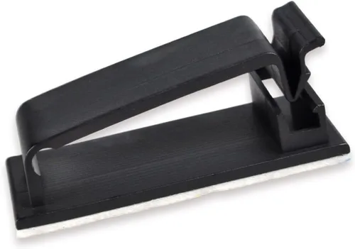 Miniatura 2 de Conwork - Clips para cables, organizador de cables Ethernet, abrazaderas adhesivas para gestión de cables, soporte para cables de escritorio