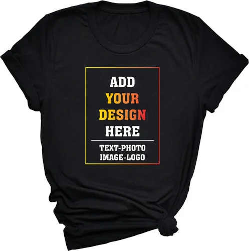 Camisas personalizadas Diseña tu propio diseño, camiseta con logotipo, camiseta con foto personalizada, camisas personalizadas, crea tus propias