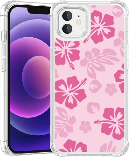 Miniatura 115 de FANXI Funda de teléfono de hibisco azul compatible con iPhone 11 de 6.1 pulgadas, funda protectora a prueba de golpes de TPU con bonita flor azul