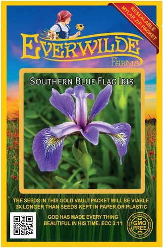 Miniatura 4 de Everwilde Farms - Semillas de flores silvestres nativas con bandera azul del sur de 1 onza - Gold Vault