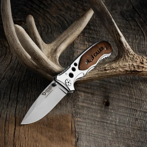 Miniatura 4 de Palmetto Wood Shop Regalos para él, cuchillo de bolsillo personalizado grabado con láser, regalos para marido, papás, día del padre, San Valentín