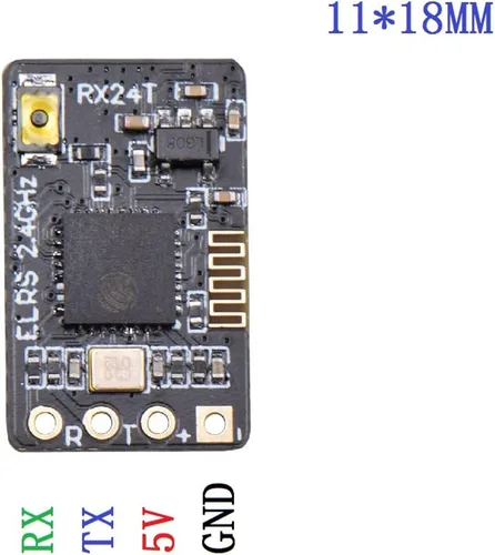 Miniatura 4 de ExpressLRS RX24T Receptor 2.4G ELRS Radio Nano de largo alcance para DIY Racing Drone LR4 LR5