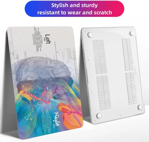 Miniatura 5 de Funda compatible con MacBook Air de 13 pulgadas 2017 2016 2015 2014 2013 2012 2011 2010 versión A1466/A1369, carcasa rígida de plástico + cubierta