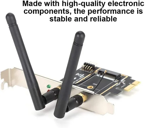 Miniatura 6 de PCI E al adaptador del módulo Bluetooth de NGFF M.2, llave A E adaptador, tarjeta de expansión de red para PC