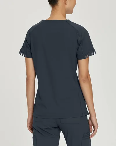 Miniatura 3 de Urbane Impulse 9108 - Camiseta médica ajustada con cuello en V y 1 bolsillo para mujer
