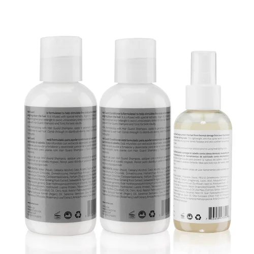 Miniatura 7 de MOEHAIR Travel Trio: Champú protector de cabello + acondicionador y protector térmico para cabello dañado y seco (3.4 fl oz cada uno)