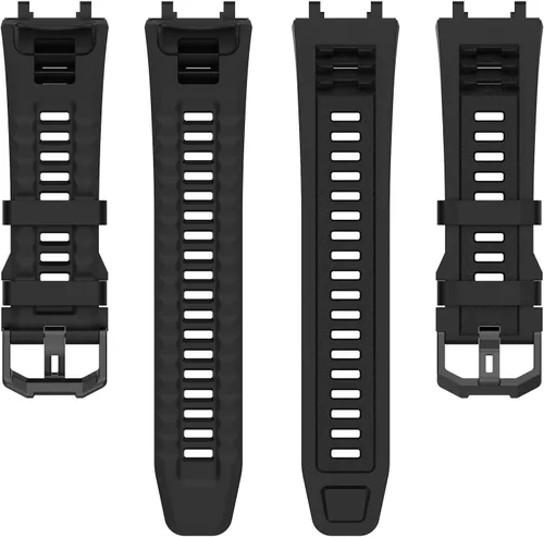 Miniatura 2 de TenCloud Paquete de 5 correas de repuesto compatibles con Amazfit T-Rex 2, correa de reloj inteligente resistente de silicona suave ajustable