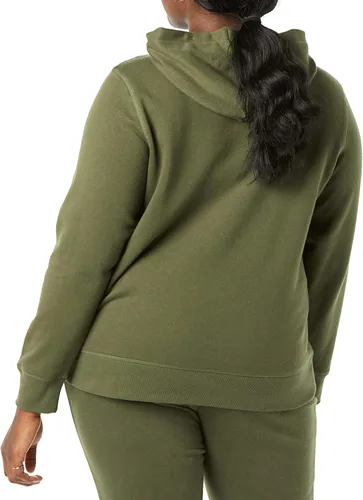 Miniatura 2 de Tienda Essentials - Sudadera con capucha de vellón de tela de toalla para mujer (disponible en tallas extragrandes)