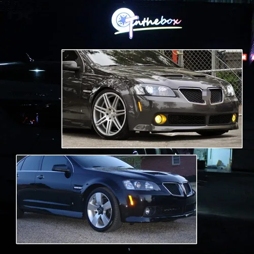 Miniatura 7 de Ahumado lente parachoques delantero Fender ámbar LED lado marcador luces para 2008 2009 Pontiac G8