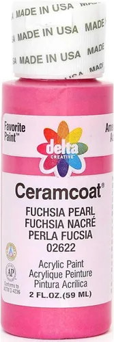 Miniatura 12 de Delta Creative Ceramcoat - Pintura acrílica metálica y perla en varios colores (2 onzas), color aguamarina Cool Pearl