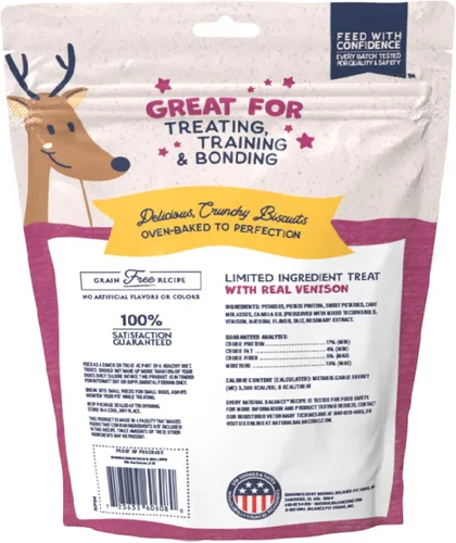 Miniatura 2 de Natural Balance Camote y Venado Golosinas Para Perro, 8-Onz [Paquete de 2]