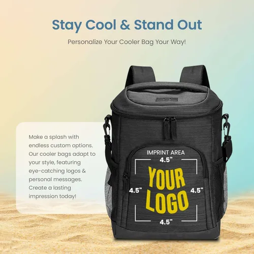 Miniatura 7 de Bolsa térmica suave personalizada – Personaliza tu bolsa aislada Mochila para eventos corporativos o regalos – Bolsa térmica portátil