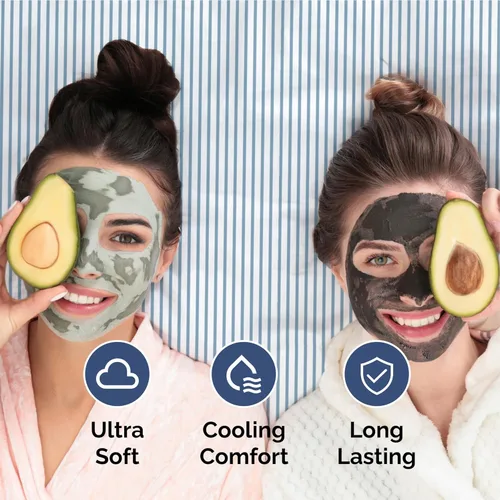 Miniatura 5 de Sábanas con diseño de rayas - Sábanas azules y blancas con rayas - 1 sábana encimera, 1 sábana bajera y 2 fundas para almohadas con bolsillos 17
