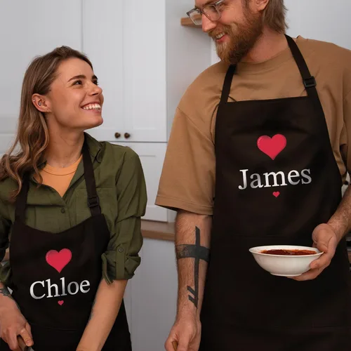 Miniatura 9 de 7th Hill Delantales personalizados para mujeres y hombres, delantal de chef personalizado, delantal de cocina personalizado con bolsillos
