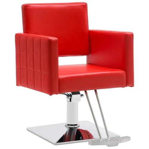 Miniatura 11 de Silla BarberPub para estilista de salón, silla de peluquería hidráulica, altura ajustable, cuero PVC, giro de 360 grados, barbería, salón en casa