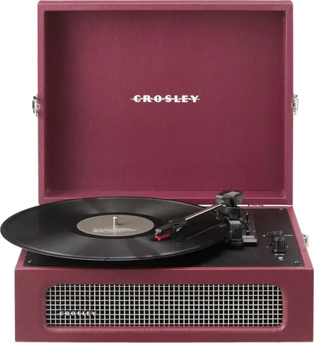 Miniatura 11 de Crosley CR8017B-TA Voyager - Tocadiscos portátil clásico de vinilo con Bluetooth de entrada/salida y altavoces integrados, color marrón Canela