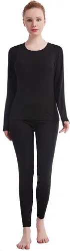 Miniatura 2 de Ropa interior térmica para mujer Long Johns conjuntos de ropa interior térmica para mujer, capa base ultra suave, regalos con caja