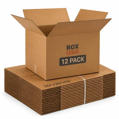 Miniatura 10 de BOX USA Cajas de cartón corrugado de 15 x 10 x 6, medianas de 15 pulgadas de largo x 10 pulgadas de ancho x 6 pulgadas de alto, paquete de 25