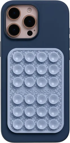 Miniatura 9 de OCTOBUDDY Classic MAX - Funda adhesiva de silicona con succión para teléfono - Manos libres, soporte de agarre fuerte para selfies y videos - Jay
