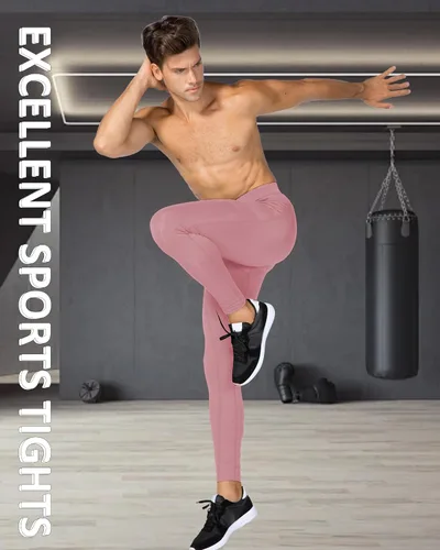 Miniatura 114 de SPVISE Pantalones de compresión para hombre, leggings para deportes, gimnasio, mallas atléticas frescas y secas, capa base para correr, fútbol