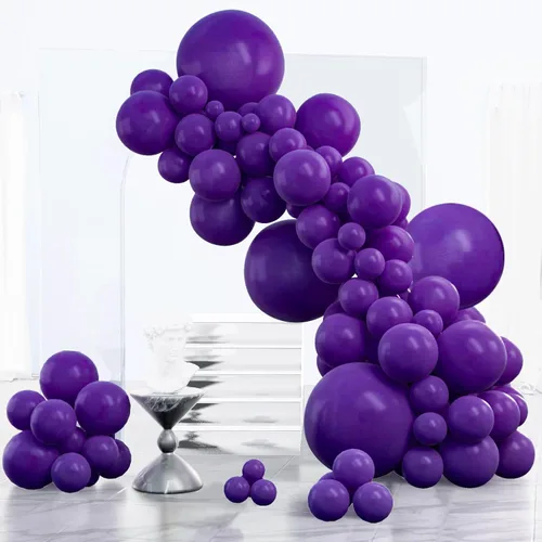 Miniatura 20 de PartyWoo - Paquete de 152 globos de diferentes tamaños, 18/12/10/5 pulgadas, para guirnaldas y arcos de globos, para graduación, fiesta del bebé