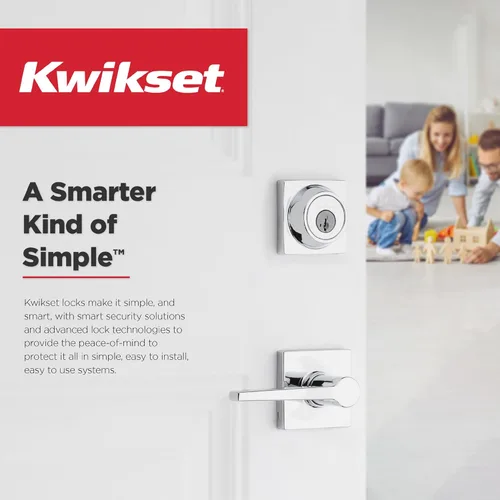 Miniatura 8 de Kwikset Henley - Manija de puerta de paso interior, manija para puertas de armario y pasillo, manija reversible sin bloqueo, níquel satinado
