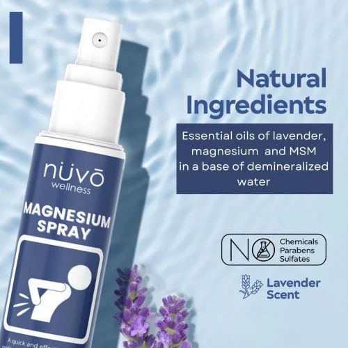 Miniatura 2 de Spray de aceite de magnesio con MSM - Rocíalo con magnesio - Fórmula transdérmica de acción rápida para relajar los músculos - Ligeramente perfumado