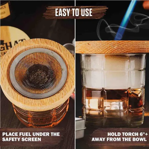 Miniatura 8 de Astillitas de Madera para Ahumador de Cócteles - 14oz de Virutas Maple Myst para Ahumador, Whisky y Kit Infusor de Bebidas - Astillitas de Madera