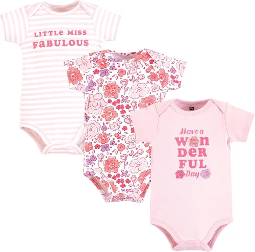 Miniatura 232 de Hudson Baby baby-girls Cotton Bodysuits 3-pack