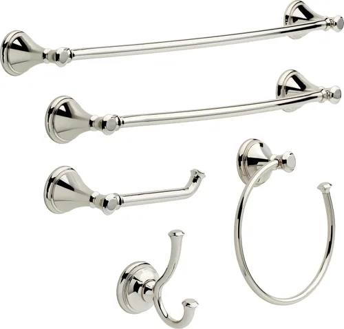 Miniatura 2 de Delta Faucet Cassidy Barra para toallas doble de 24 pulgadas, 79730