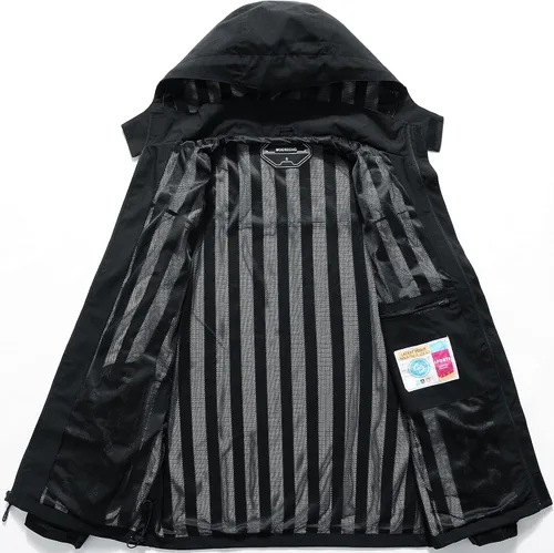 Miniatura 3 de Chaqueta impermeable y rompevientos para hombre, ligera y transpirable