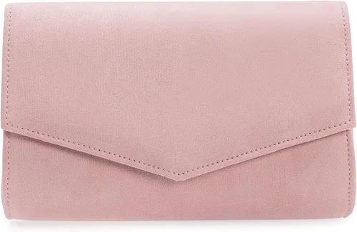 Miniatura 9 de Bolso de noche para mujer, bolso de mano elegante, bolso de ante sintético para boda