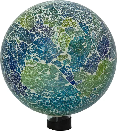 Sunnydaze - Bola de observación de 10 pulgadas para jardín, globo de vidrio para exteriores, orbe de jardín al aire libre para decoración de patio
